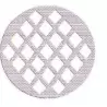 Mae 012413 Sil'Tip Round Silicone Bread Mask Mat for Bread Design - Grid Silpat Baking Mat