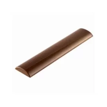 Cacao Barry MLD-090544-M00 Polycarbonate Chocolate Flat Elegant Bar Mold - 2.5 x 12 x 0.6 cm - 10 Cavity - 275 x 135 x 24 mm-...