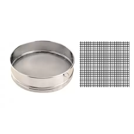 Pastry Chef's Boutique 4579 Stainless Steel Sieve - Ø 30 cm - Maille 35 - Special Flour Sifters and Strainers