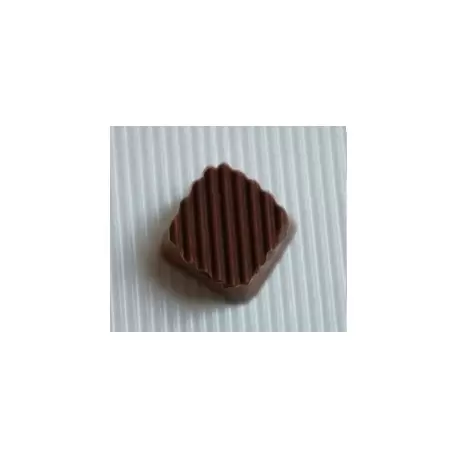 Pastry Chef's Boutique 82906 Chocolate Texture Sheet 360 x 340 mm - 5 Pack - Stripes Chocolate Acetate & Textures Sheets