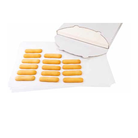 Pastry Chef's Boutique 23450 Siliconed Parchment Paper French Full Size 16''x24''- 500 sheets Parchment & Lining Paper