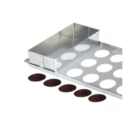 Pastry Chef's Boutique 9990 Sliding Filler for Chocolate Tuile Making 160 x 90 x 80 mm - Stainless Steel (Chocolate Shuttle O...