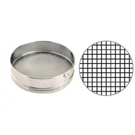 Pastry Chef's Boutique 4575 Stainless Steel Sieve - Ø 30 cm - Maille 10 - Larger Mesh Holes Sifters and Strainers