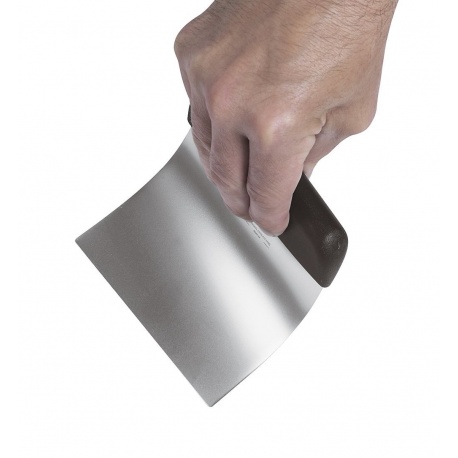 Stainless Steel Bench Scraper, Ergonomic Grips, Scraper Tool