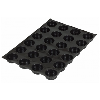 Sasa Demarle Flexipan Origine  - Cylinders - Mini Cheesecakes - Ø 3.25” (82 mm) Depth  1.18” (30 mm) - Vol. 4.56 oz -18'' x 26''