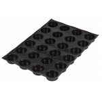 Sasa Demarle Flexipan Origine  - Cylinders - Mini Cheesecakes - Ø 3.25” (82 mm) Depth  1.18” (30 mm) - Vol. 4.56 oz -18'' x 26''