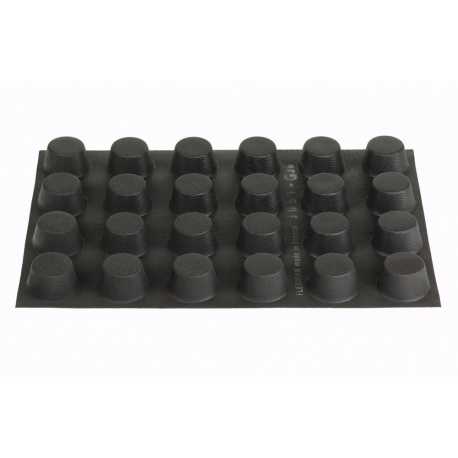 Sasa Demarle Flexipan Origine - Muffins Ø2.75” (73 mm) - FP 3051 - 24 Indents - 18” x 26” (400 x 600 mm) Sasa Demarle Flexipan Origine - Muffins Ø2.75” (73 mm) - FP 3051 - 24 Indents - 18” x 26” (400 x 600 mm)
