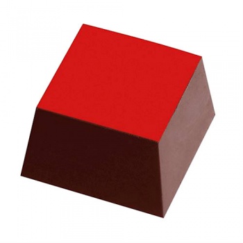L0011 Chocolate Transfer Sheets - Mono Color - Red - Pack of 20 Sheets - 135 x 275 mm Chocolate Transfer Sheets