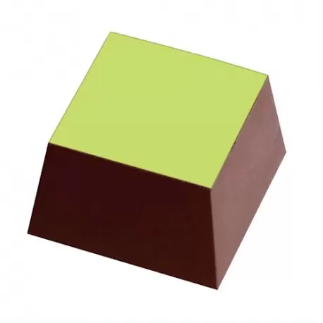 L0013 Chocolate Transfer Sheets - Mono Color - Green - Pack of 20 Sheets - 135 x 275 mm Chocolate Transfer Sheets