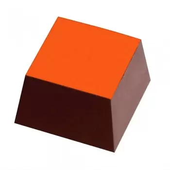 L0015 Chocolate Transfer Sheets - Mono Color - Orange - Pack of 20 Sheets - 135 x 275 mm Chocolate Transfer Sheets