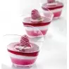 Martellato PMOCE003 Clear Oval Plastic Verrine Cups - 100 x 70 x 82 mm - Cap. 200 ml - 100 pcs Plastic Mini Cups and Bowls