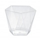 Martellato PMOPE001 Clear Penta Plastic Verrine Cups - 72 x 56 mm - Cap. 120 ml - 100pcs Plastic Mini Cups and Bowls