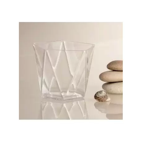 Clear Penta Plastic Verrine Cups - 72 x 56 mm - Cap. 120 ml - 100pcs