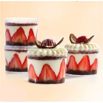 Verrine, Verine Plastiques Mini, 50pcs Verine de Dessert en