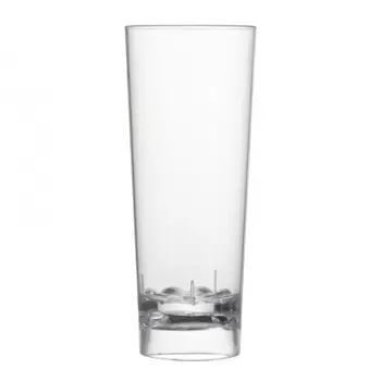 Pastry Chef's Boutique 6413 Clear Tall Round Shot Glass 1.75'' x 4.25'' - 2oz - 200 pcs Plastic Mini Cups and Bowls