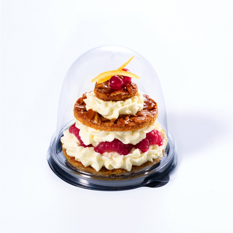 Pastry Chef's Boutique 04101858 Clear Plastic Pastry Dome Display Ø...