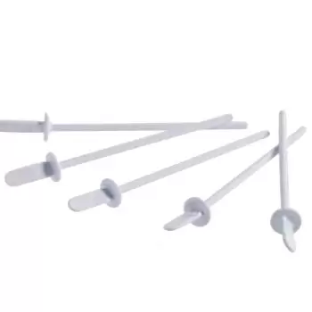 Martellato 20-B003 White Plastic Cake Pops Sticks - 128 x 15 mm - 400pcs Chocolate and Candy Wrapping