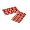 Silikomart 36.171.00.0065 Silikomart Silicone Molds - Mini Donuts ø 45 x 15 x 18 mm - 15 Cavity Non-Stick Silicone Molds