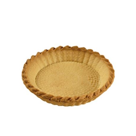 Pastry Chef's Boutique PCB772034 Sweet Tart Shell Fluted Butter Tartlet - 4.5" - 96 pces Sweet Pastry shells