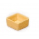 Pastry Chef's Boutique PCB5031 Mini Square Straight Edges Sweet Butter Tartlets - 1.3'' - 245 pcs Sweet Pastry shells