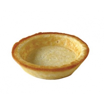 Pastry Chef's Boutique PCB688503 Vanilla Sweet Tart Shell Tartlet Butter Sweet Mini 2.25'' - 144 pces Sweet Pastry shells