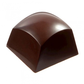 Chocolate World CW1753 Polycarbonate Round Cube by Ruth Hinks Chocolate Mold - 27 x 27 x 19 mm - 11gr - 3x7 Cavity - 275x135x...
