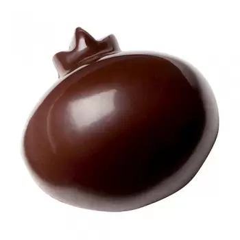 Polycarbonate Crown w/ Dome by Serdar Cakir Chocolate Mold - 27.5 x 27.5 x 13 mm - 5gr - 3x7 Cavity - 275x135x24mm