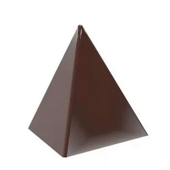 Polycarbonate Pyramid Topper Chocolate Mold - 31 x 27 x 30 mm - 5.5gr - 3x7 Cavity - 275x135x24mm