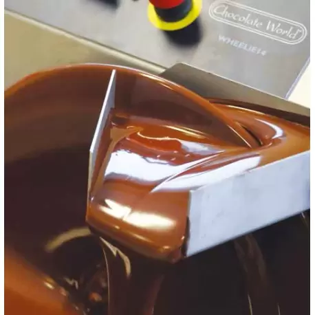 Chocolate World M1276 Chocolate Tempering Moulding Machine Wheelie - 14 Kg - M1276 Table Top Chocolate Melters and Temperers