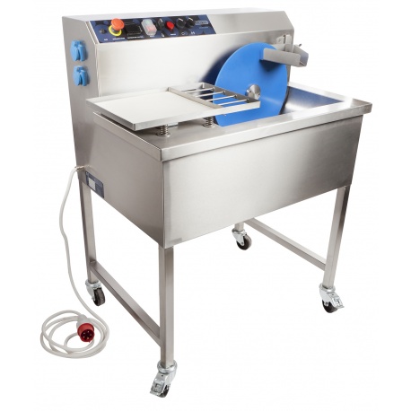 Chocolate World M1278 Chocolate Tempering Moulding Machine Wheelie - 30 Kg - M1278 Table Top Chocolate Melters and Temperers