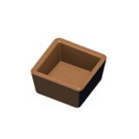 Pavoni PLATES 10 PAVONI Cookmatic Mini Square Tart Shell Plates - 33 x 33 mm - 30 Cavity Other Machines