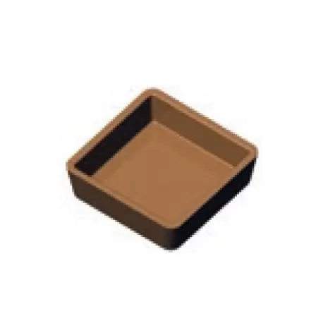 Pavoni PLATE 34 PAVONI Cookmatic Small Straight Edges sQUARE Tart Shell Plates 70 x 70 x 20 mm - 12 Cavity Other Machines