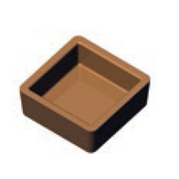 Pavoni PLATE 27 PAVONI Cookmatic Small Square Straight Edges Tart Shell Plates 40 x 40 x 20 mm - 30 Cavity Other Machines