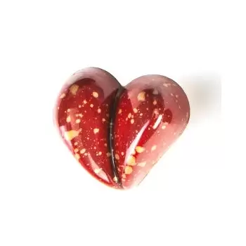 Antonio Bachour Heart Bonbons Chocolate Mold - 275 x 135 mm - 21 Cavity - 33 x 29 x 17 mm - 10gr