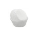 Pastry Chef's Boutique PCB26118 Paper Chocolate Candy Cups No.4 - 1''x 3/4'' - White - 1000pcs Chocolate and Candy Wrapping