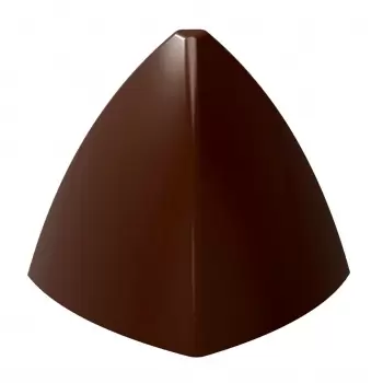 Polycarbonate Pyramid Chocolate Mold - 31 x 31 x 26.5 mm - 9.5 gr - 3x7 Cavity - 275x135x24mm