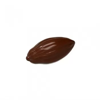 Chocolate World MA1919 Polycarbonate Mini Cabosse cocao cocoa pod Chocolate Mold - 19 x 9 x 4 mm - 2 x 0.6 gr - 9x7 Cavity - ...