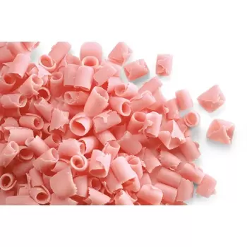 Belgian Chocolate Curls - Blossom Curls Pink- 12oz