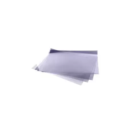 Pastry Chef's Boutique PCBAS1624H Clear HEAVY Acetate Rhodoid Sheets - 16'' x 24'' - 150 Microns - Pack of 100 Acetate Rolls ...