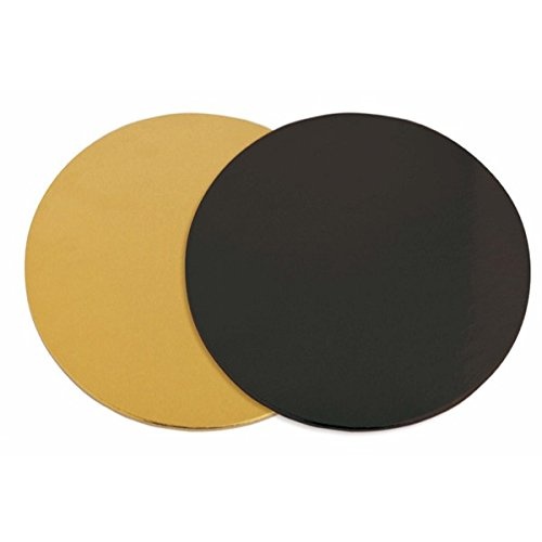 Pastry Chef S Boutique Gcb28 Round Double Sided Black Gold Cake B