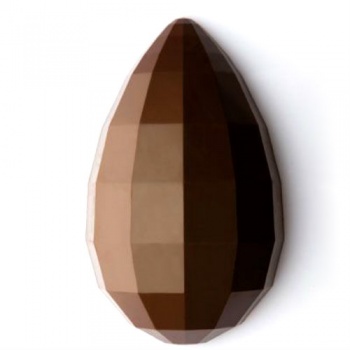 Chocolat Form CF0707 Polycarbonate Chocolate Mold Diamond EGG - Ø160 - Height: 260 mm - 750 gr - 1 cav - 360x195x80 mm Easter...