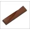 Polycarbonate Chocolate Mold Wavy Bar - 114x26.50x12 mm - 40 gr circa - 1x7 cav - 175x275x12 mm