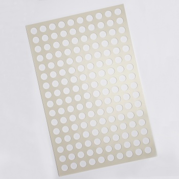 Martellato M1163 Chocolate Rubber Chablons Mat - Round Circles - Ø 26 mm - 5 mm - 160 Indents - Thick - 588 x 380 mm Chocolat...