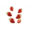 Silikomart Mini Strawberry FRAGOLA 30 Single Part Silicone Mold Set -4 8 x 37 x 33 mm - 15 Cavity - 30 ml