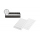 Silikomart 25.276.87.0065 Silikomart Professional INDIVIDUAL RECTANGULAR KIT TARTE RING 120 x 35 mm - 26ml Silikomart Silicon...