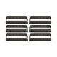 Silikomart 25.276.87.0065 Silikomart Professional INDIVIDUAL RECTANGULAR KIT TARTE RING 120 x 35 mm - 26ml Silikomart Silicon...