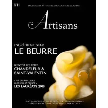 Stephane Glacier ART11 ARTISANS n°11 Boulangers, pâtissiers, chocolatiers, glaciers - Stephane Glacier - French Artisan Magazine