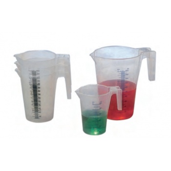 Pastry Chef's Boutique 01787 Plastic Measuring Cup - 0.5 L - Liter Graduation Measuring Cups and Spoons