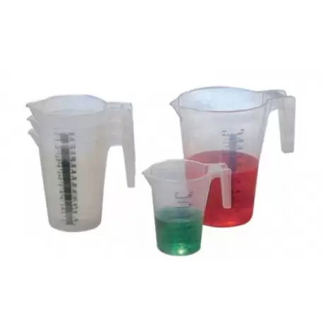 Pastry Chef's Boutique 01788 Plastic Measuring Cup - 1 L - Liter Graduation Measuring Cups and Spoons