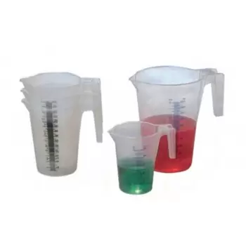 Pastry Chef's Boutique 01789 Plastic Measuring Cup - 2 L - Liter Graduation Measuring Cups and Spoons